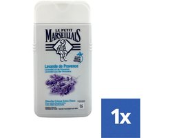 Le Petit Marseillais Crème de Douche Extra Douce Lavande, pH neutre pour la peau et testée sous contrôle dermatologique, 250 ml