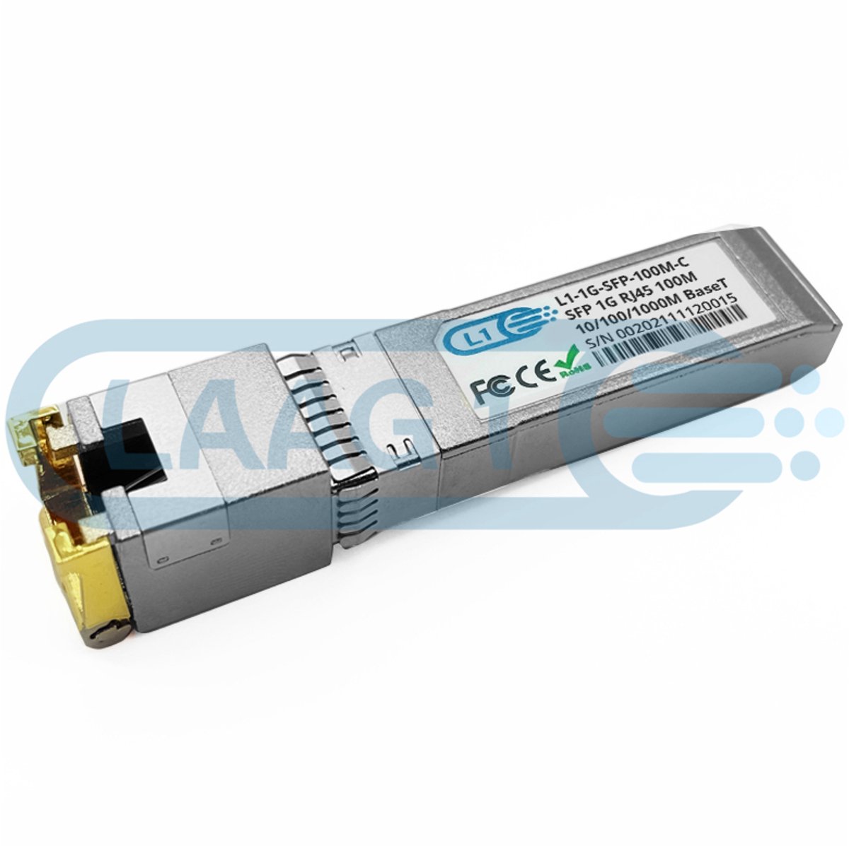 Laag1 - SFP Module - 1000BASE-T - RJ45 Copper 1Gbps - 100m UTP