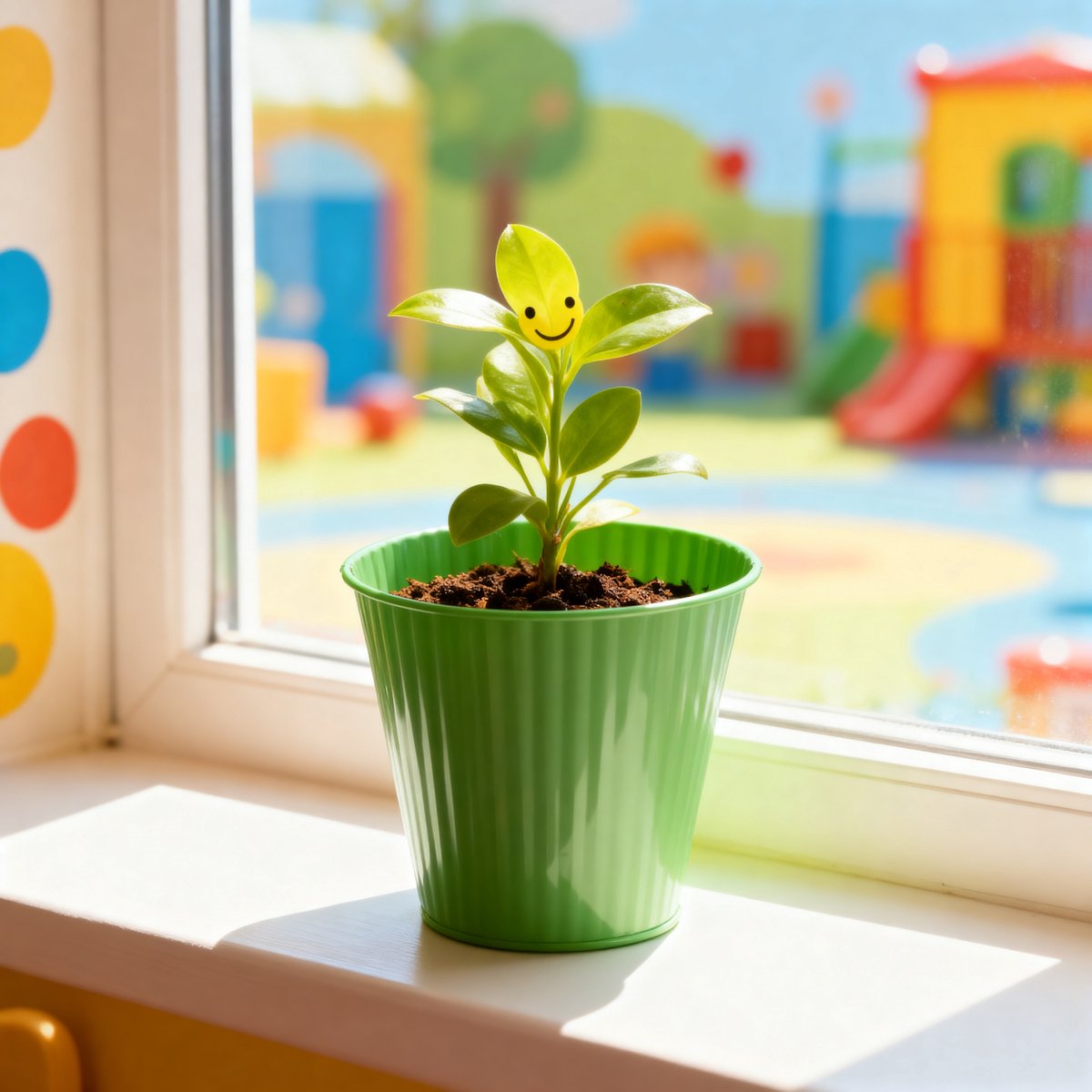Arti Casa Plantenpot Ø13 x H12 cm - Rond Model - Groene Kleur - Compact en Lichtgewicht - Geschikt voor Binnen en Buiten - Zonder Afwateringsgat - 2 Jaar Fabrieksgarantie — cadeau in Cadeau-ideeën - foto 2