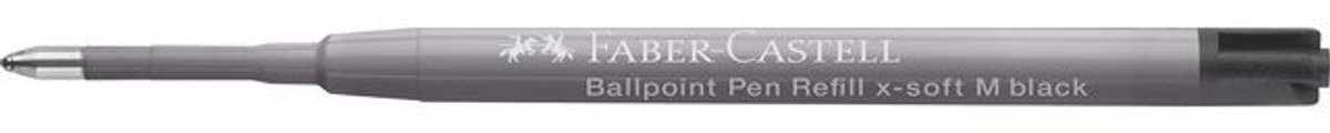 Faber-Castell Balpenvulling - M zwart X-soft - FC-148768