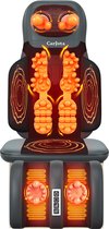 Caryota Shiatsu Massagestoel - Massage Apparaat - Massagekussen met Infrarood Warmte - 2-delig - Been