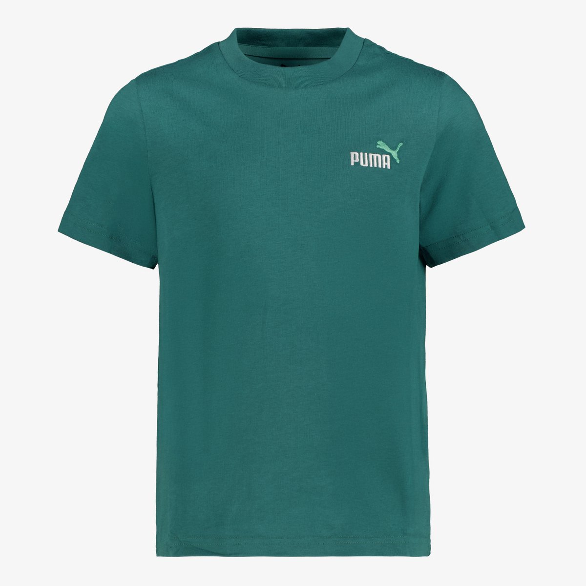 Puma ESS 2 Color Small No. 1 Logo kinderen sport T-shirt Groen