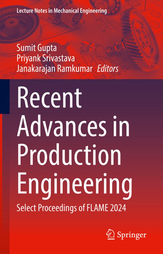 Lecture Notes in Mechanical Engineering- Recent Advances in  ... - cover