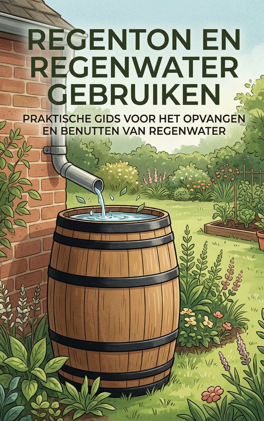 Regenton en regenwater gebruiken - cover