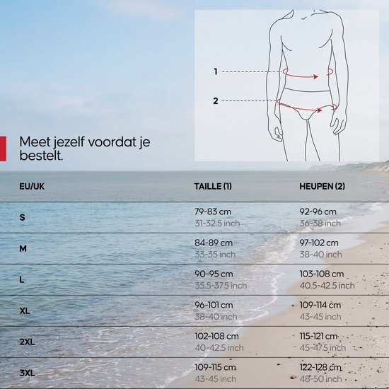 DANISH ENDURANCE Maillot de Bain Homme - Avec Poches - Léger - Séchage Rapide - 100% Recyclé - Taille L