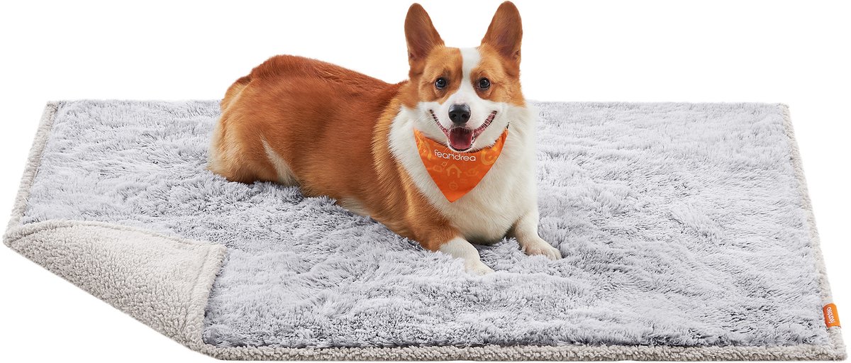 Feandrea - Hondendeken - Hondendeken Waterdicht - Lang Pluche - Dubbelzijdig Gebruik - Voor Honden en Katten