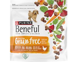Beneful Graanvrij - Hondenvoer Droogvoer - Kip & Groenten - 3 x 1.2 kg