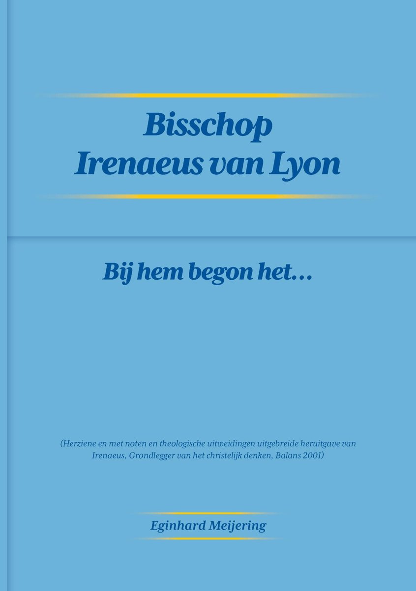 Omslag van Bisschop Irenaeus van Lyon