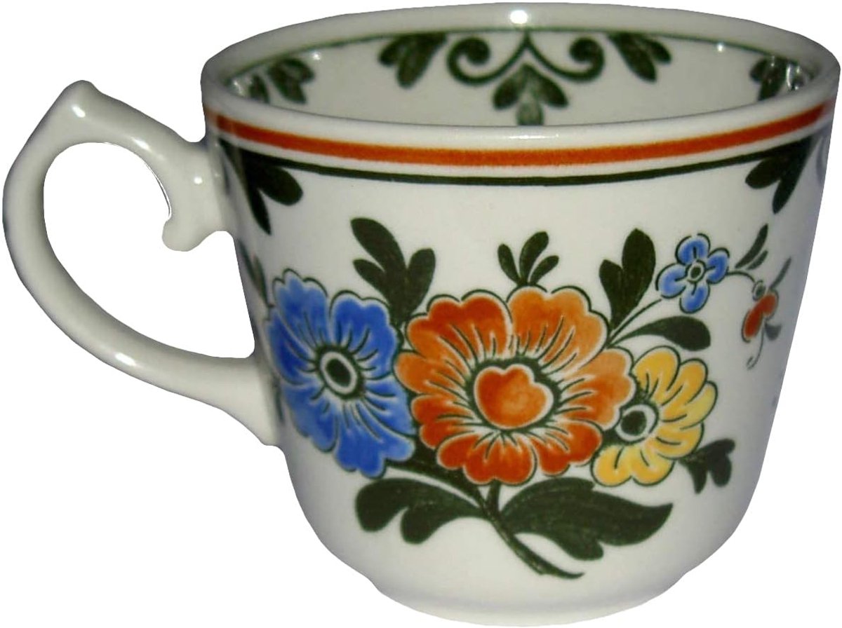 Koffiekop - Theekop - Genieten van koffie - Vaatwasmachinebestendig - 7 cm - Oud Amsterdam