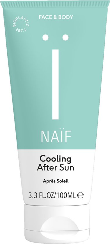 Lichtgroene tube Naïf Cooling After Sun, 100ml.