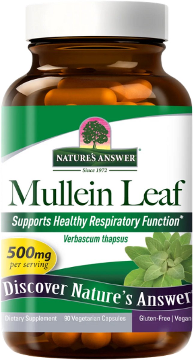 Nature's Answer - Mullein Leaf (Koningskaars) - 90 caps