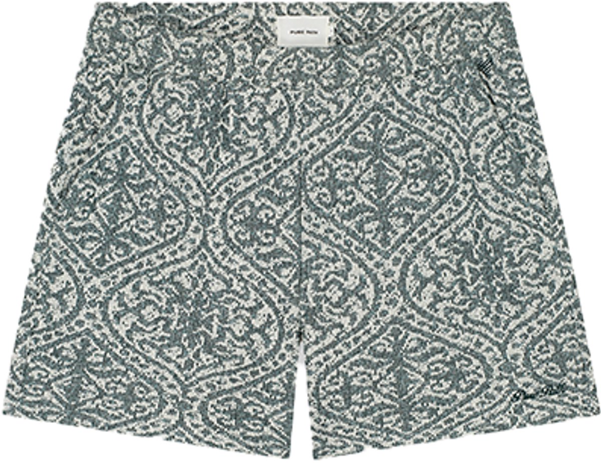 Pure Path Jacquard Pattern Shorts