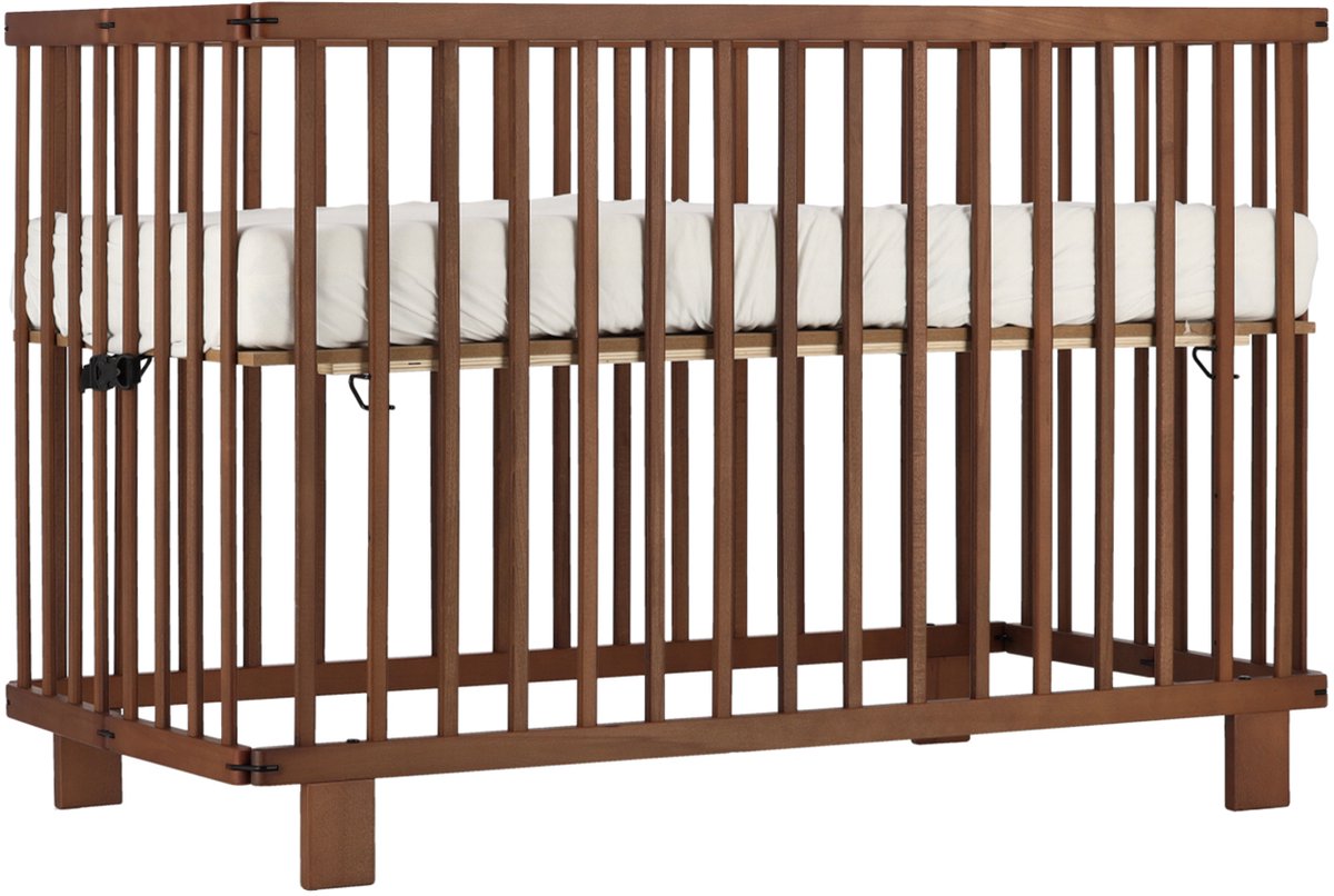 Puck Ledikant Inklapbaar 60 x 120 cm Walnoot