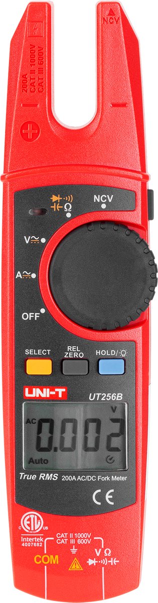 UNI-T UT256B - Klemmeter - 200A - True RMS - LCD Display