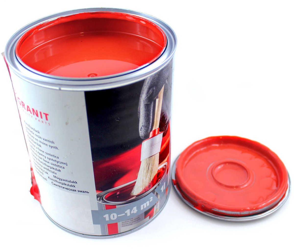 NOPOLUX WILCKENS GRANIT - Rood Lak - RAL 2002 - 1L - Synthetische Hars