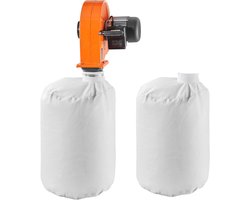 VEVOR Stofafzuigsysteem, Wandmontage, 1 Pk, 951,45 M³/U, Stofafzuiger voor Houtbewerking met Stofzak Van 2,5 Micron en 79,5 L, Spaanafzuigsysteem voor Houtbewerking/Werkplaatsen, Industriële Fabrieken