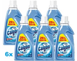 Calgon Power Gel Wasmachine Reiniger – 6 x 750 ml – Anti-Kalk & Bescherming – Voordeelverpakking
