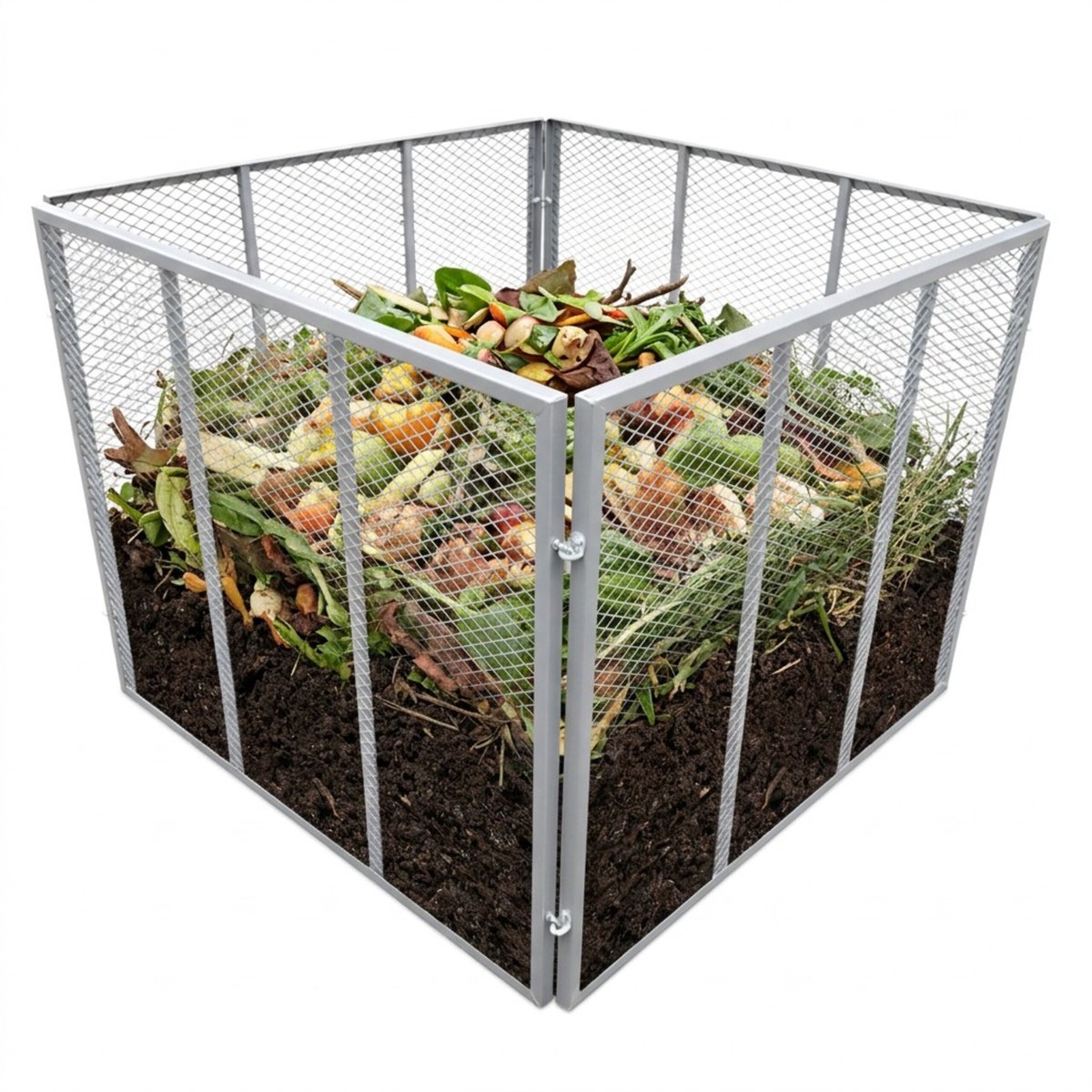 Compostbak - 800 liter - grijs