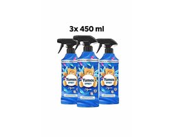 Yumos Spray Lilyum 3x 450 ml – Textielverfrisser – Langdurige Frisse Geur & Directe Opfrissing