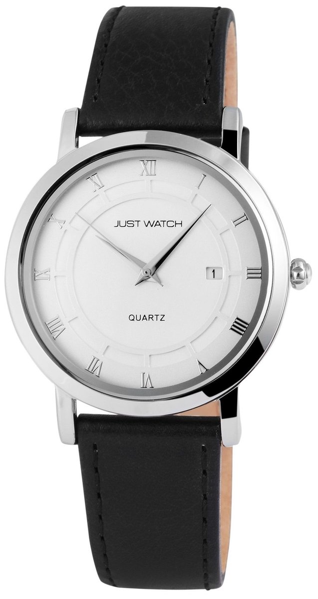JUST WATCH Herenhorloge van echt leer Finley heren, echt leer, modern, klassiek, bruiloft
