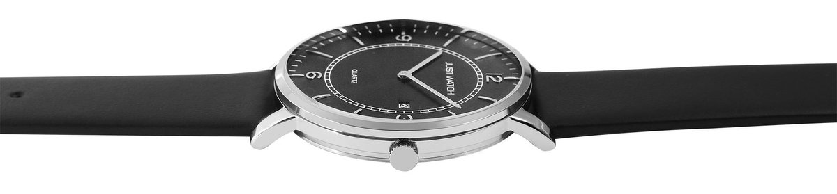 JUST WATCH Herenhorloge van echt leer Oscar Just Watch herenhorloge met echte leren band