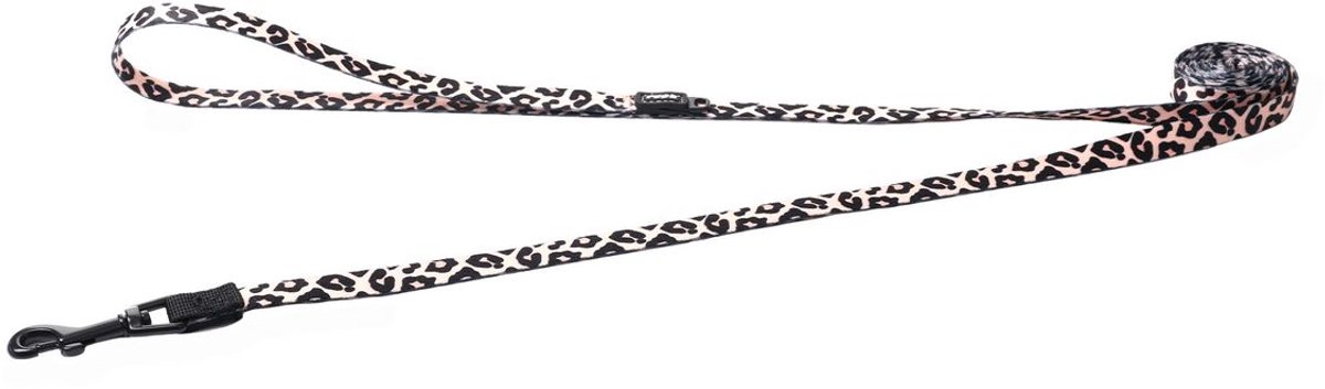 Rogz Fusion Lijn Leopard Pink - Hondenriem - M