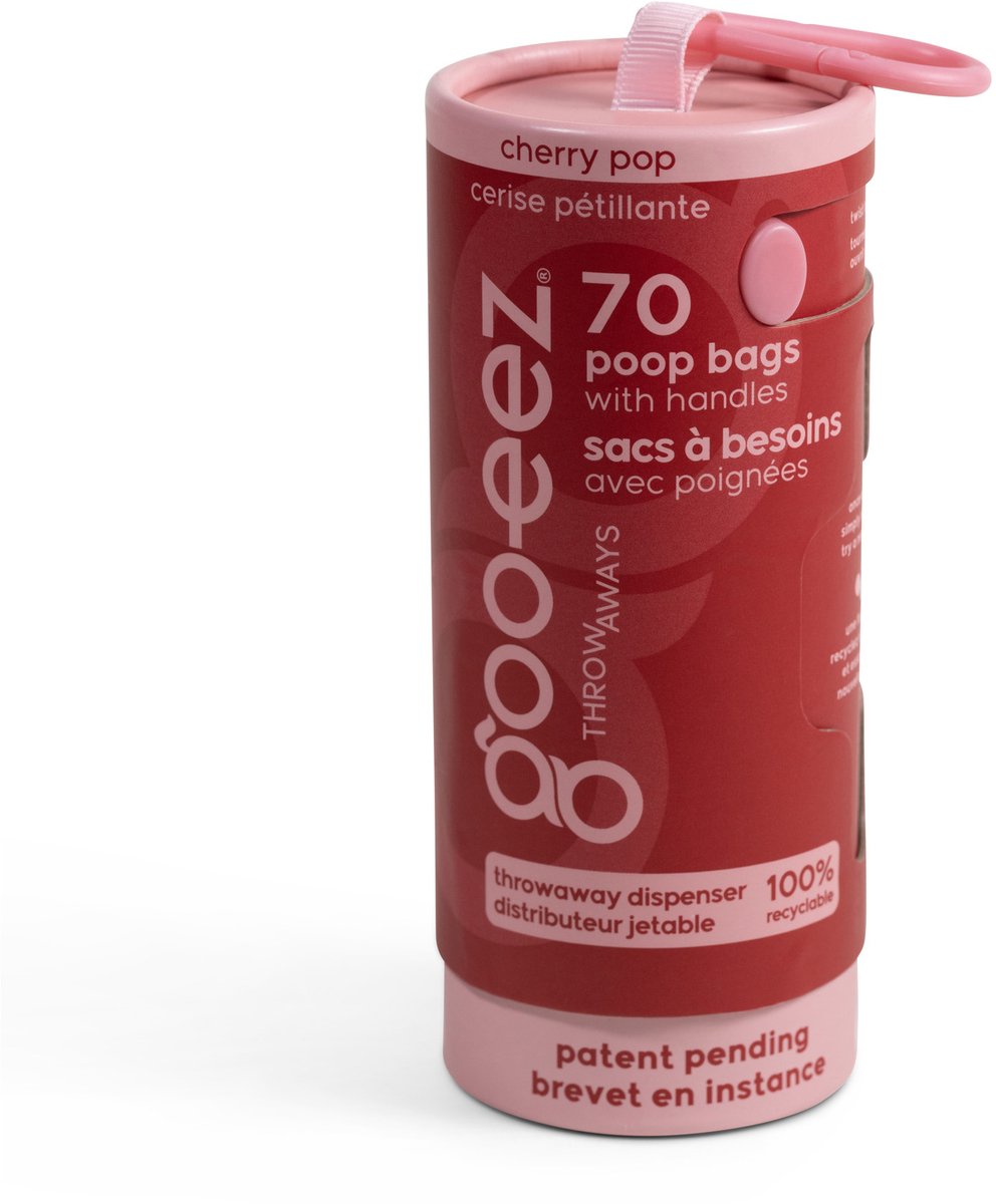 Goo-Eez Eco-Friendly Poepzak - Poepzakjes - Roze 70 stuks