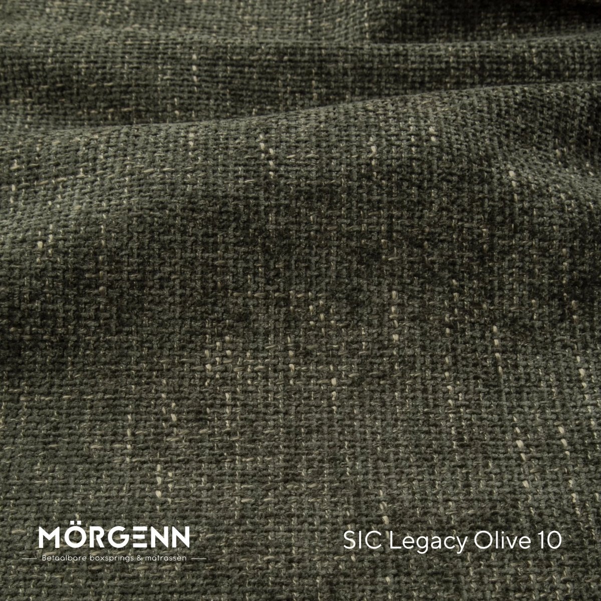 Mörgenn SIC Legacy Stofstaal - Meubelstof voor Boxspring en Bed - Olive 10