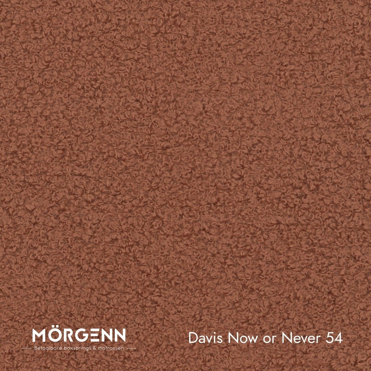 Mörgenn Davis Now or Never Stofstaal - Bouclé Stof voor Boxspring en Bed - 54