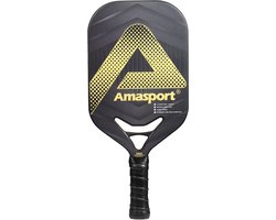 Pickleball Paddle JP80-1 Goud – Carbon Paddle – Power & Control – AMA Sport