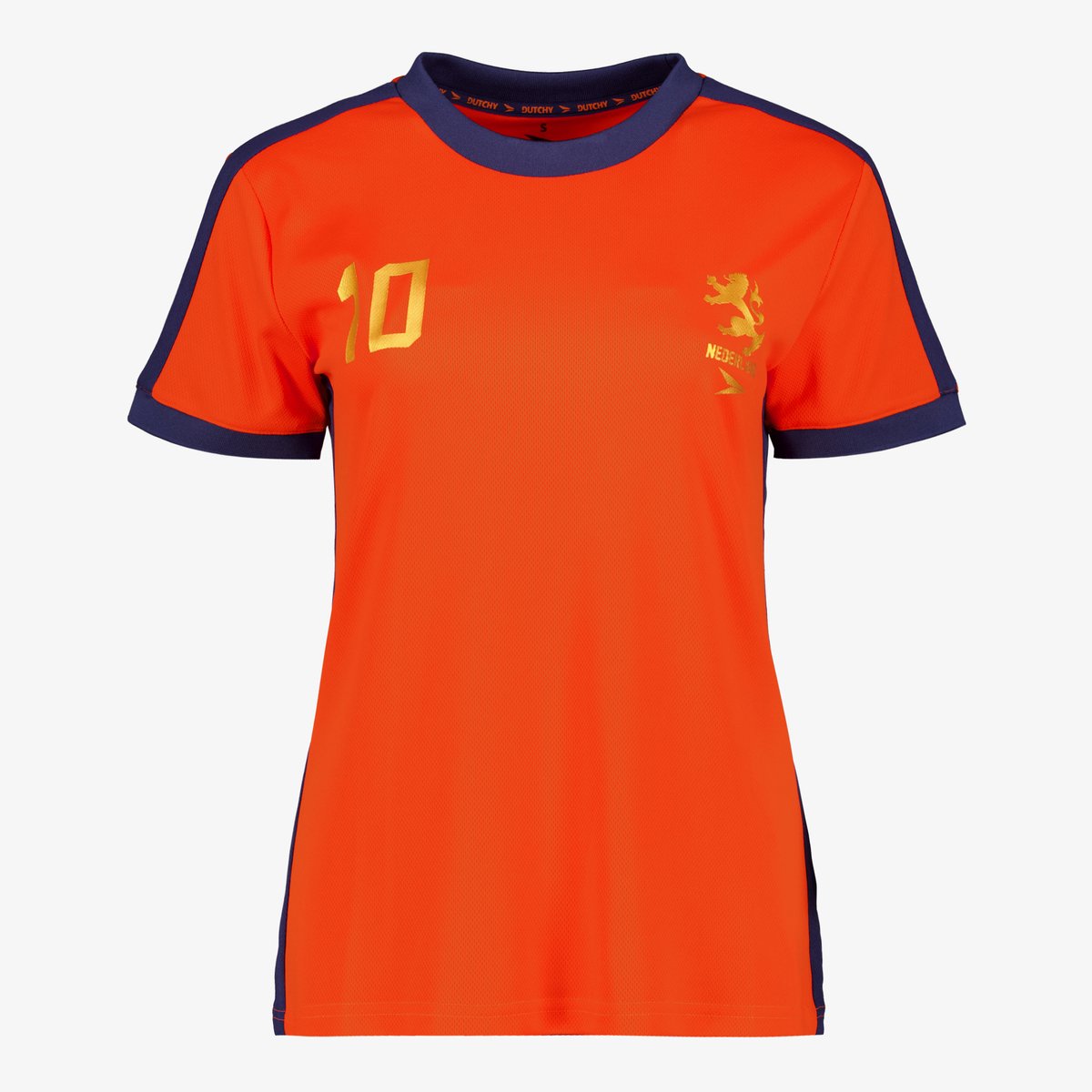 Dutchy dames voetbal T-shirt oranje - Maat XL