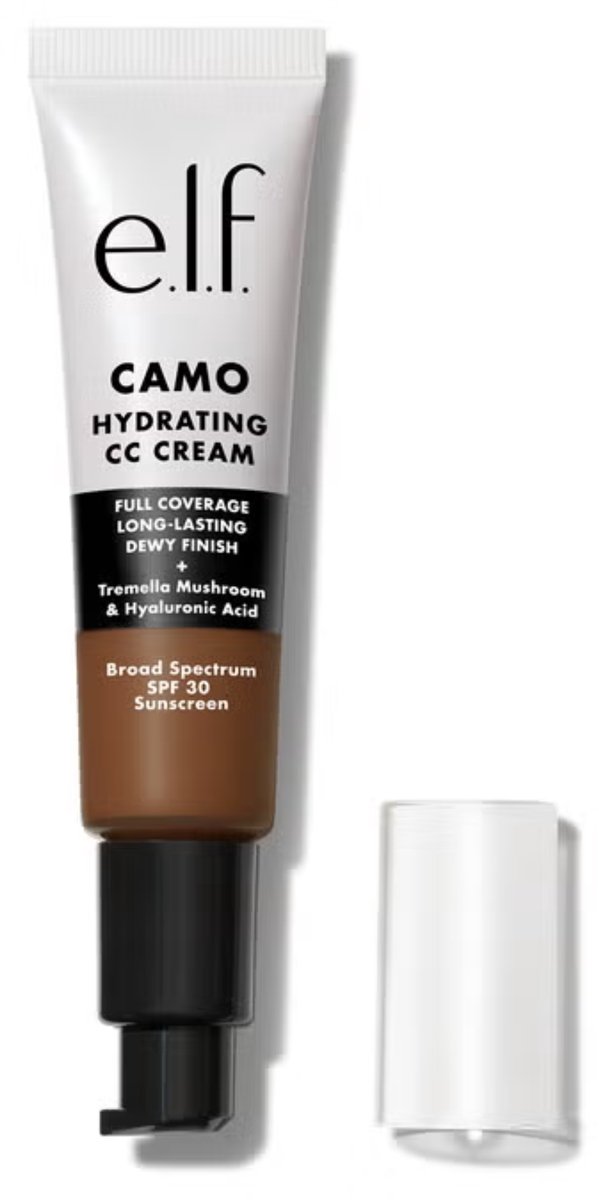 e.l.f. Hydrating Camo CC Cream SPF 30 - Deep 540 N - Volledige Dekking - 30 g