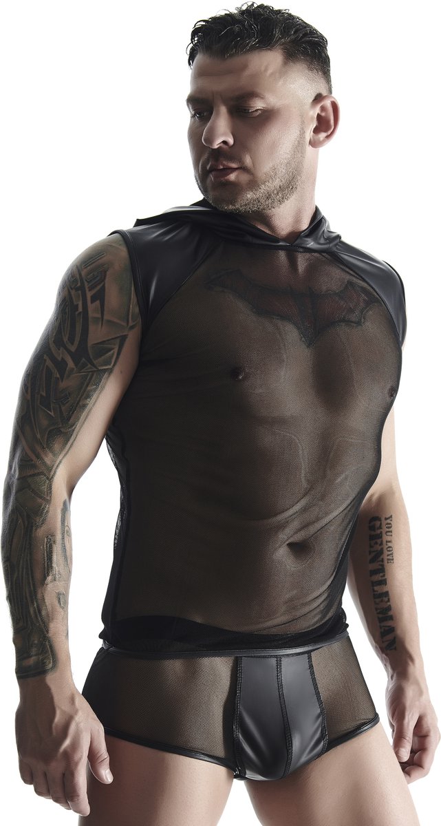 RM Mesh T-shirt met capuchon Size S