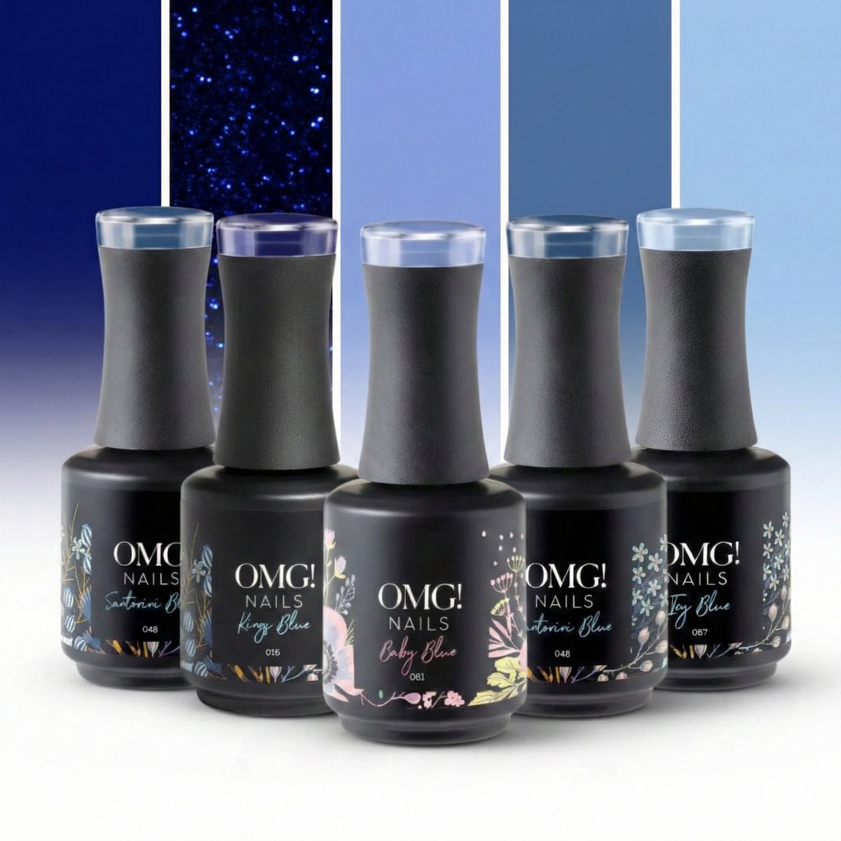 Limea OMG Gellak Set Blue Set 5x 15ml - Nagellak set - Blauw tinten - Gel lak - OMG nails