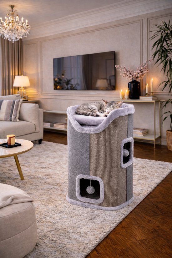 Fameilleur Luxe Krabton Voor Katten Grijs Katten Krab Ton Krabmeubel fameilleur-luxe-krabton-voor-katten-grijs-katten-krab-ton-krabmeubel