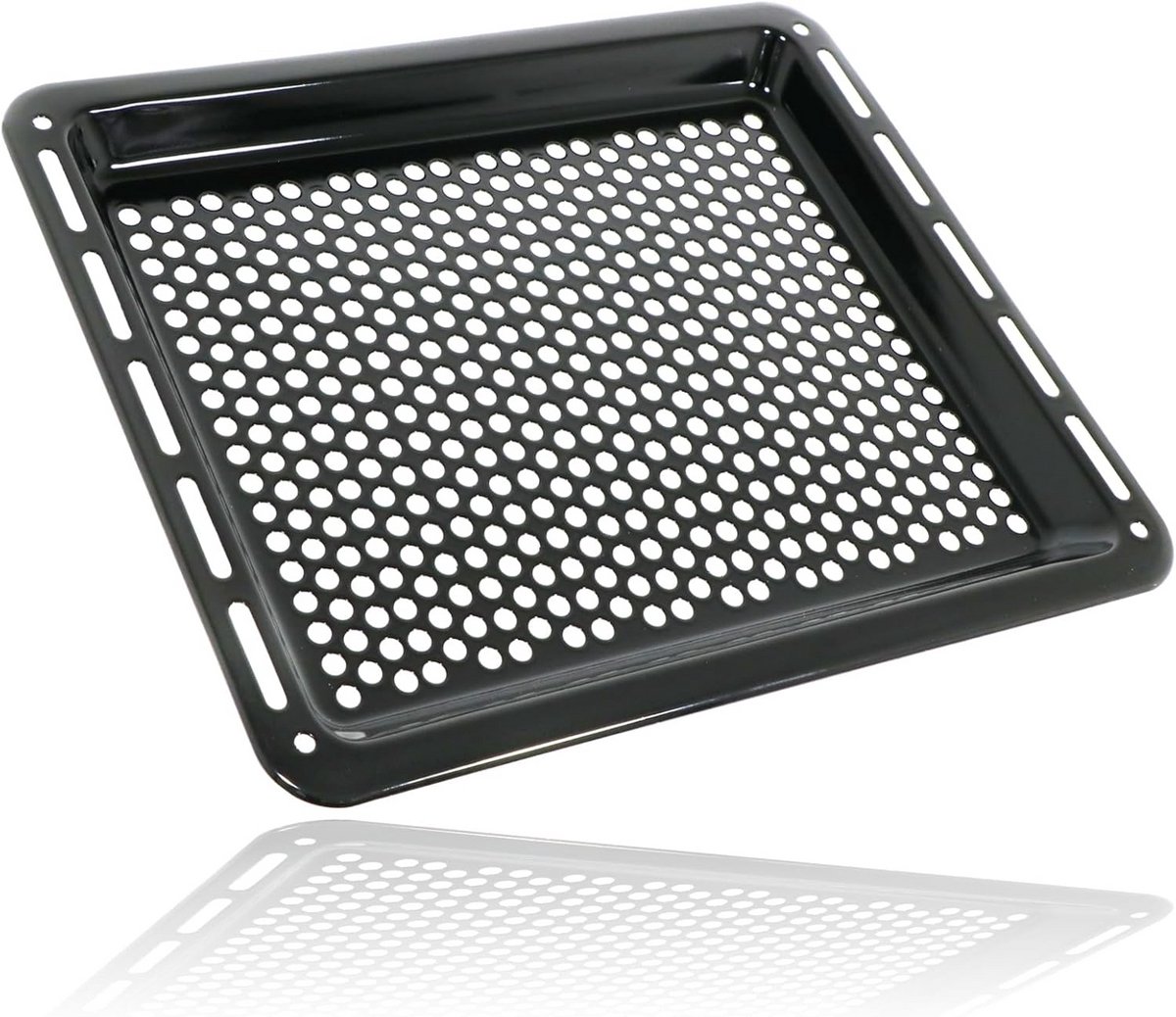 Universele Geperforeerde Ovenplaat Crisper voor Pizza en Airfryer 46cm Antiaanbak