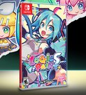 Nintendo Switch spelhoes met Hatsune Miku in anime stijl, kleurrijk, met de tekst "HATSUNE MIKU LOGIC PAINT S"