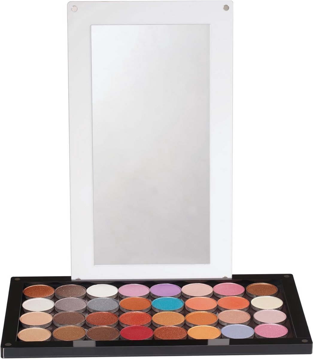 Magnetisch Leeg Oogschaduw Palet met Spiegel voor Doe-Het-Zelf Make-up