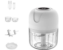 Mini Elektrische uiensnijder - Krachtige Press voor Knoflook & Ui - Mini chopper-Draadloze keukensnijder