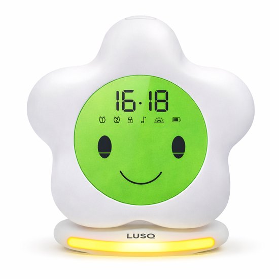 LUSQ® Starry Slaaptrainer Kinderen en Baby's - Kinderwekker met Nachtlampje - Slaapwekker