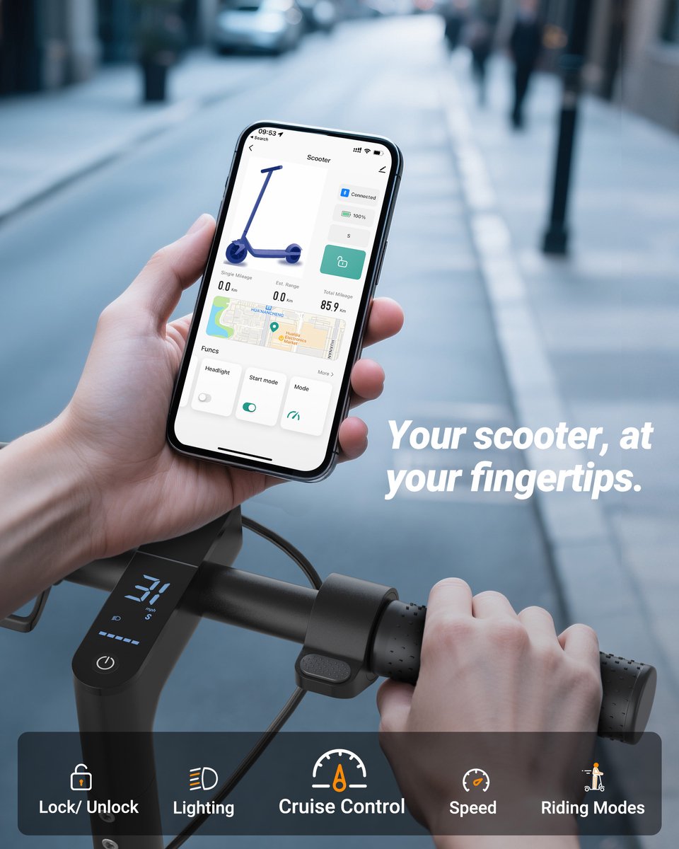 AOVOPRO LP10 Elektrische Step Opvouwbaar 25 km/h 35 km - afbeelding 2
