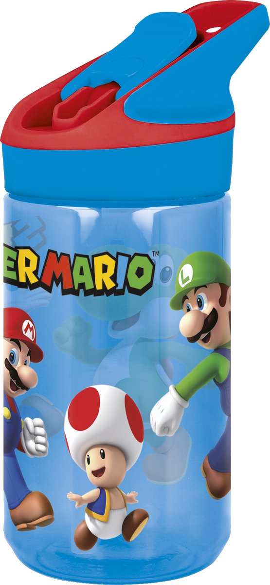 Super Mario Tritan Premium waterfles 480ml
