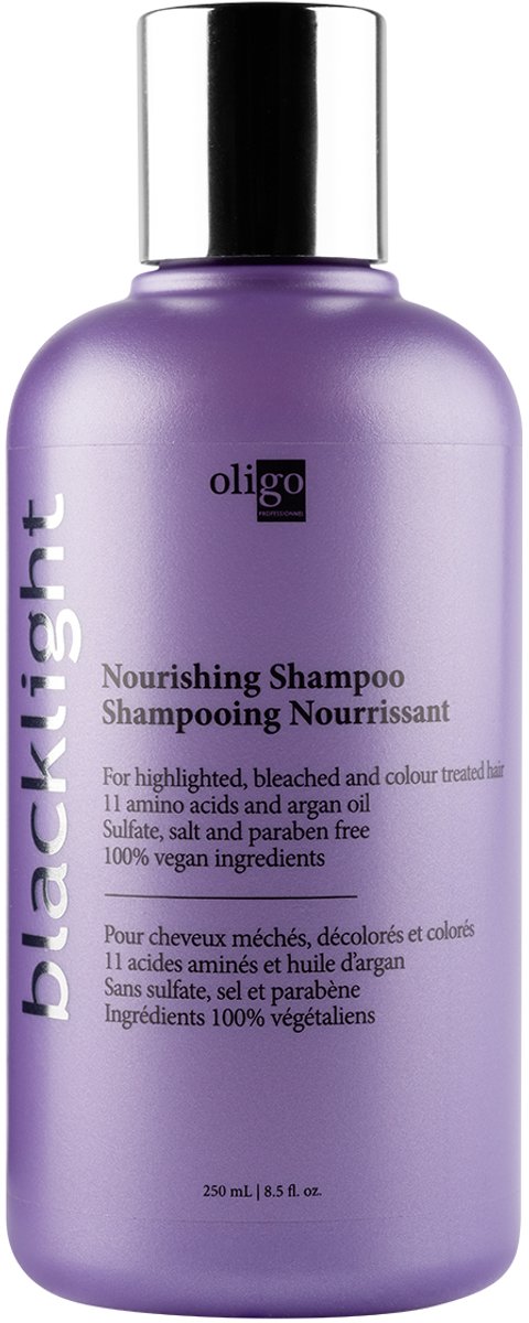 Oligo - Blacklight Care - Nourishing Shampoo 250 ml - Hydratatie, Herstel & Glans voor Blond Haar