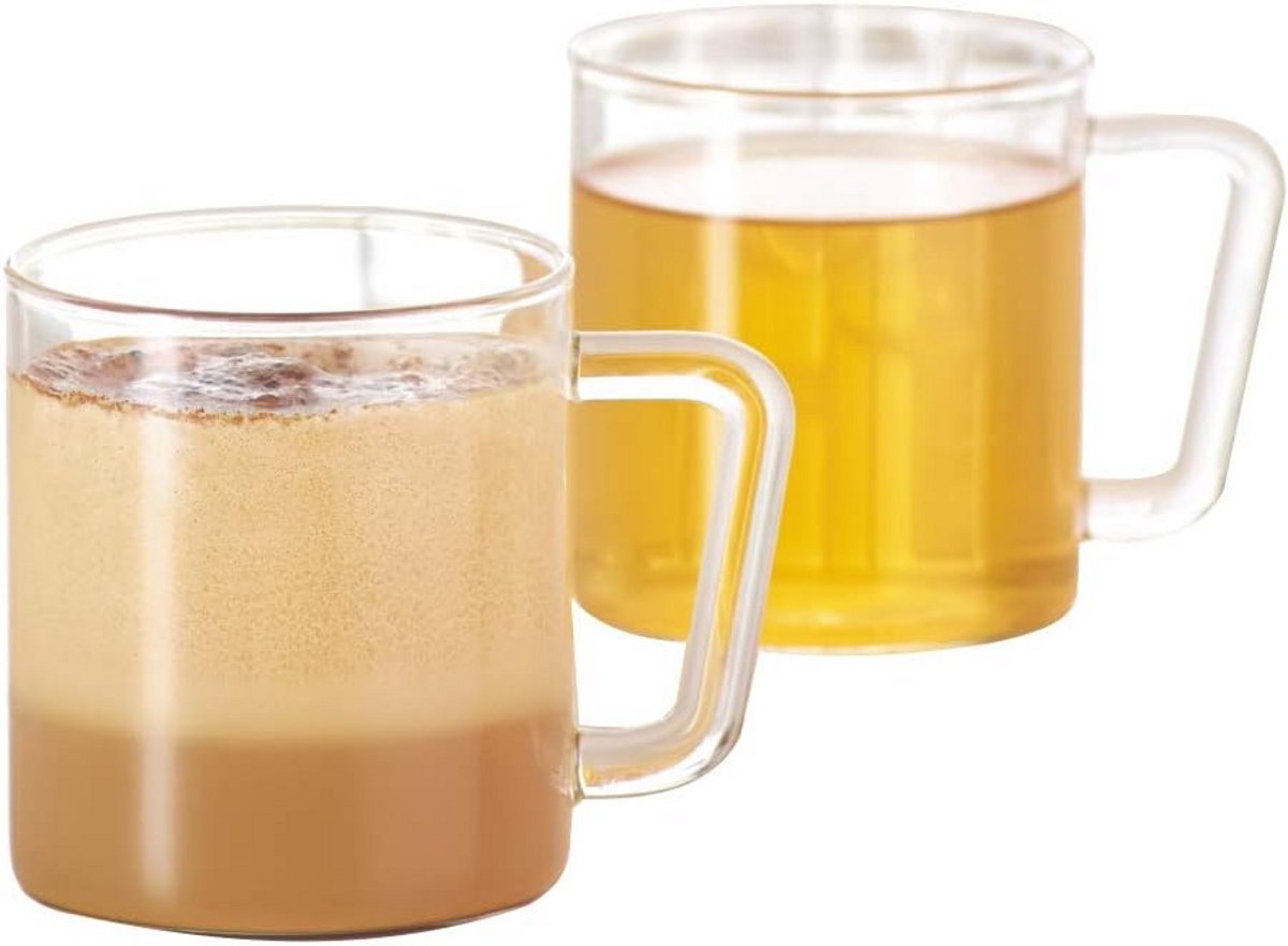 Glazen Theeglas met Handvat 305 ml Transparant