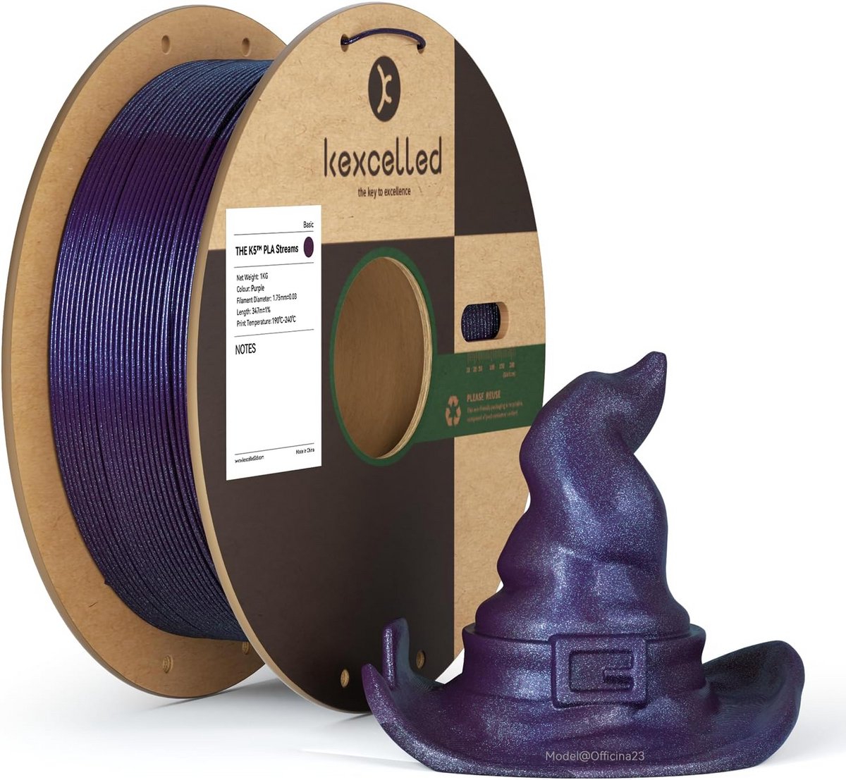PLA Filament 1.75mm Kleurveranderend Gloeiend Materiaal 1KG voor 3D Printer