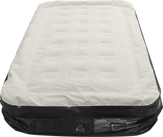 FLOAT - Eenpersoons luchtbed met ingebouwde elektrische pomp - 191x99x38 cm - Zelfopblazend 1 persoons luchtmatras - Logeerbed Twin - NimbusRest van Merkloos — afbeelding 4