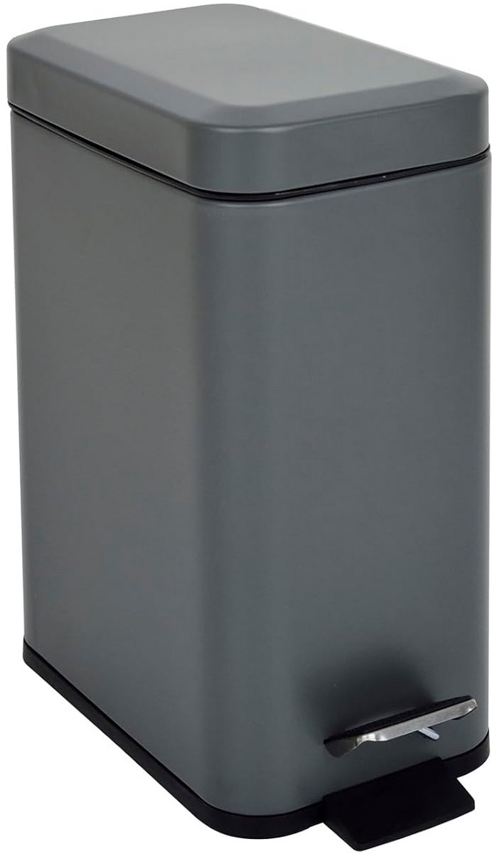 Pedaalemmer - Vuilnisemmer Prullenbak - Orde Houden - Softclose Deksel - 5 Liter - Grijs