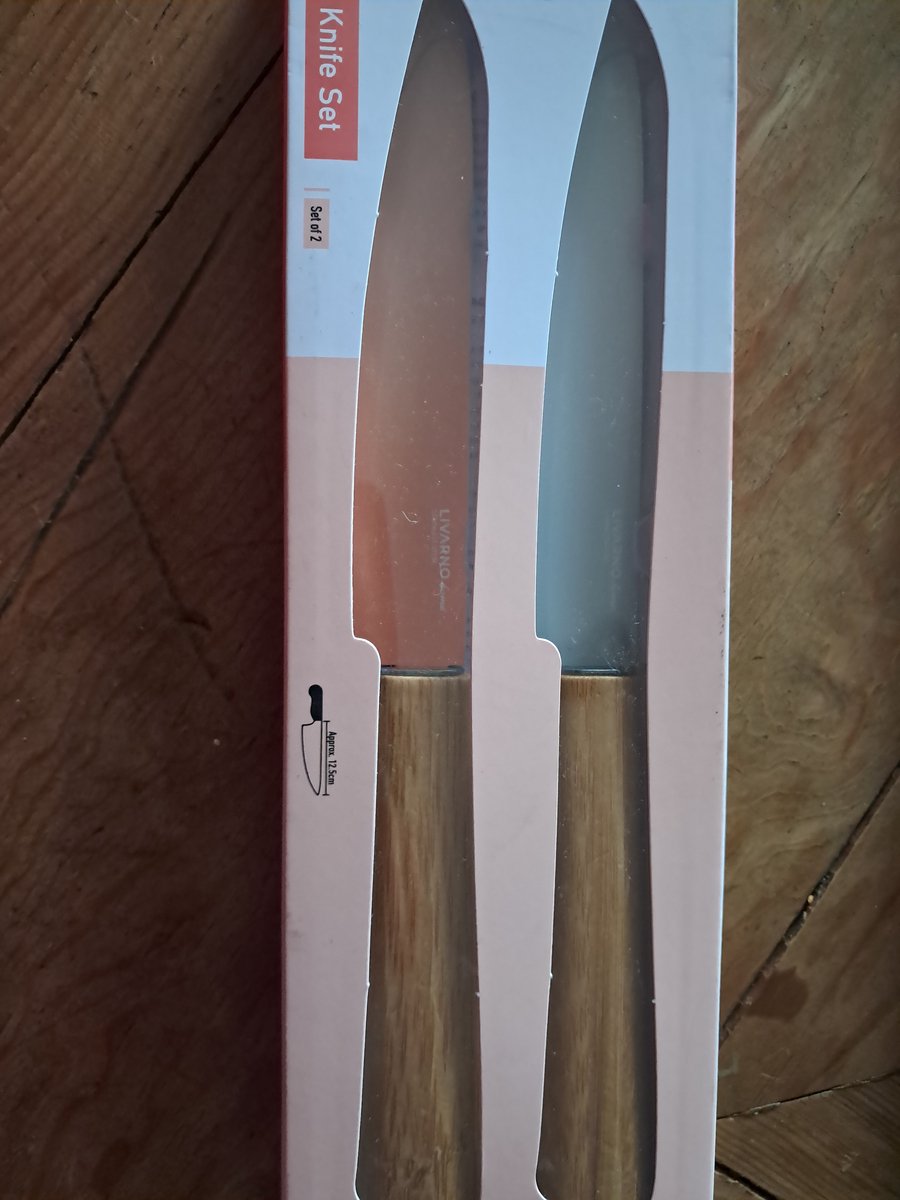 Livarno Home Groentemessenset - 2-delig - 12.5 cm bladlengte