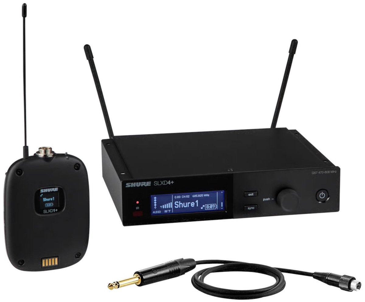 Shure SLXD14+ S50 draadloos bodypack-systeem (823-865 MHz)