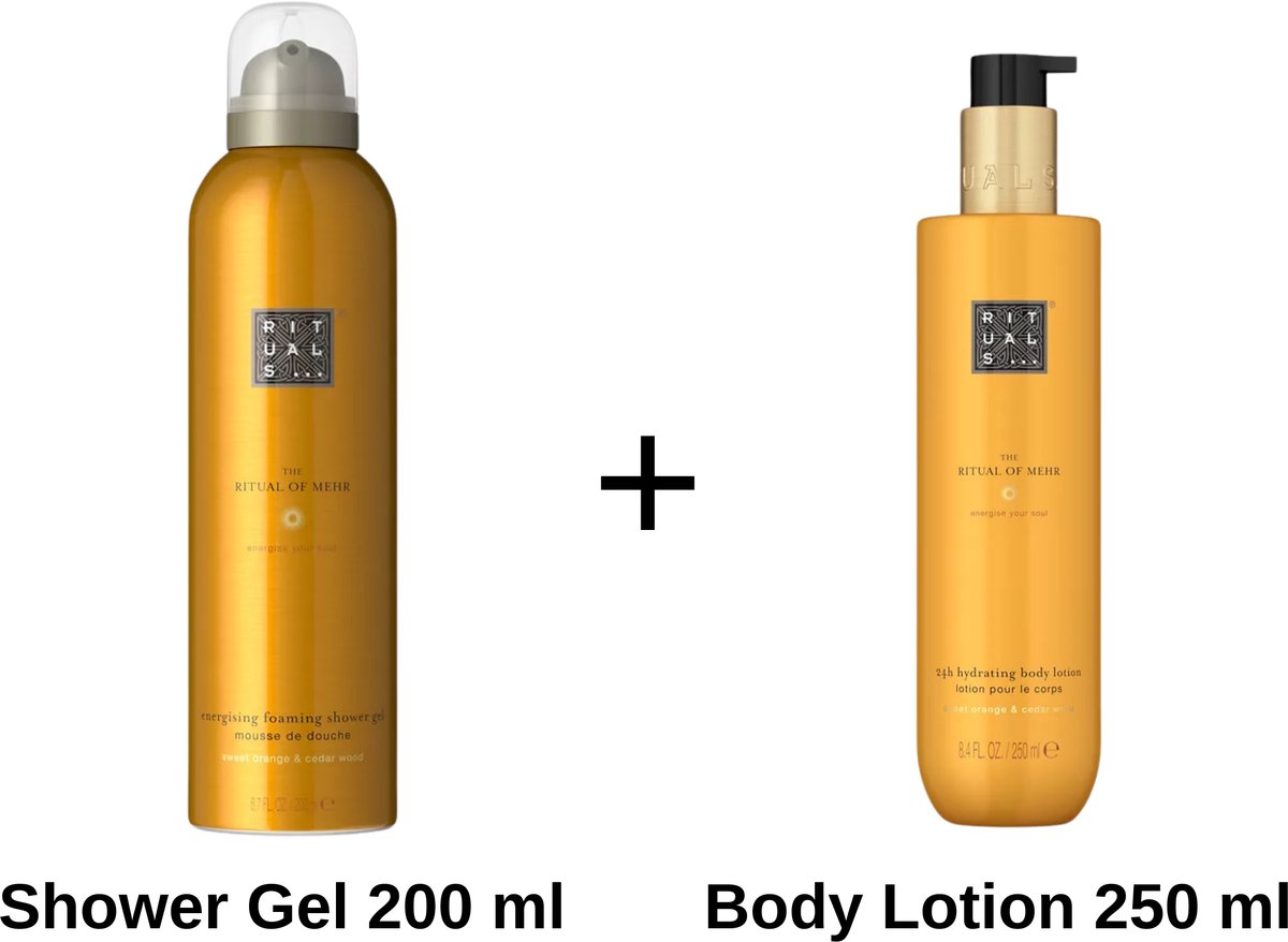 Rituals of Mehr - Shower Gel 200 ml - Body Lotion 250 ml